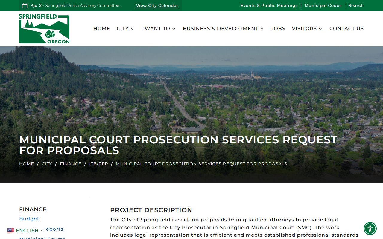 Springfield Municipal Court office for court records access